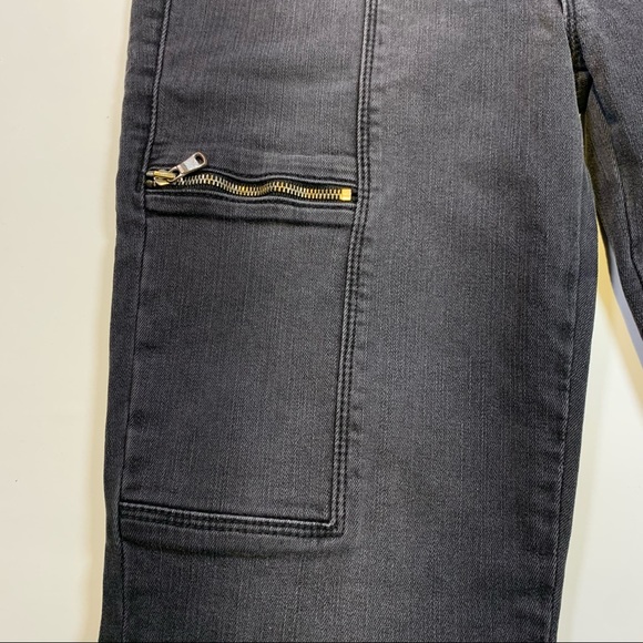 J Brand Sz. 26 Photo Ready Kassidy skinny zipper leg cascade grey utility pant - Picture 9 of 14